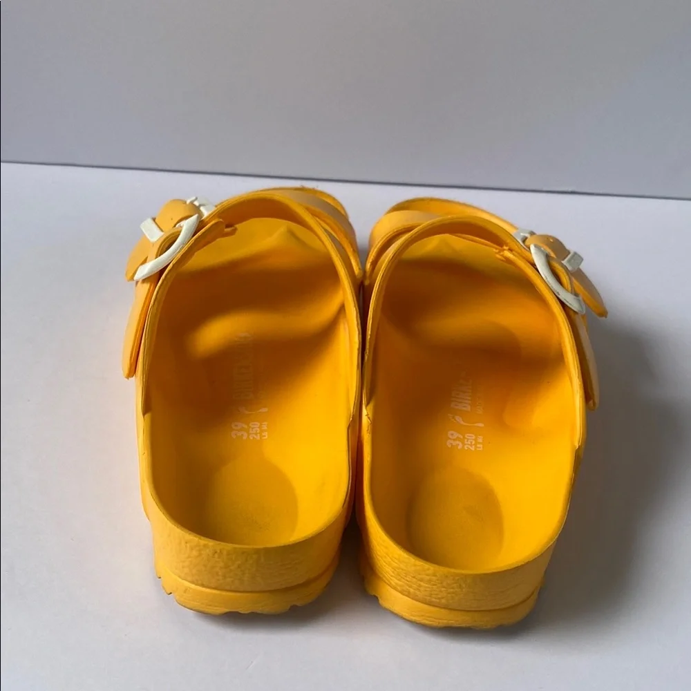 Birkenstock Yellow Sandals with Buckle Detail - Picture 7 of 11